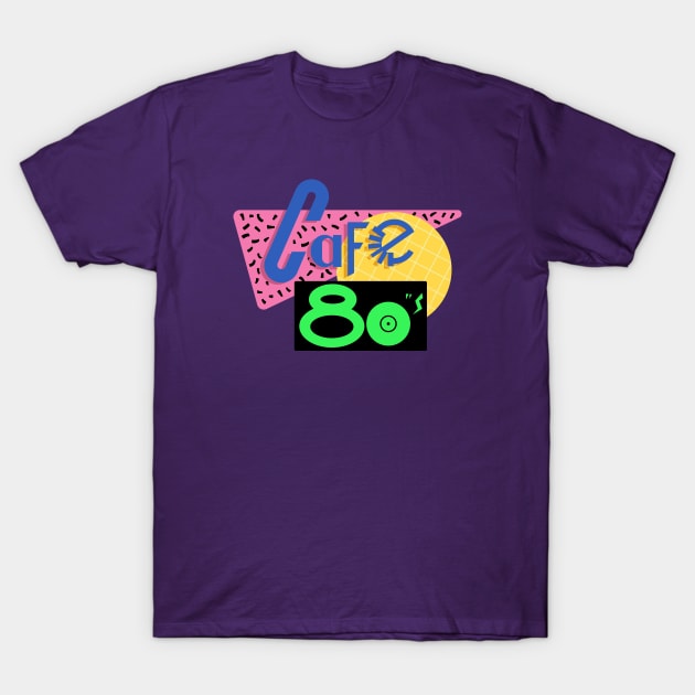 Back to the Future Cafe 80s Shirt - Most Accurate Clean Vector Art!! T-Shirt by Blake Dumesnil Designs